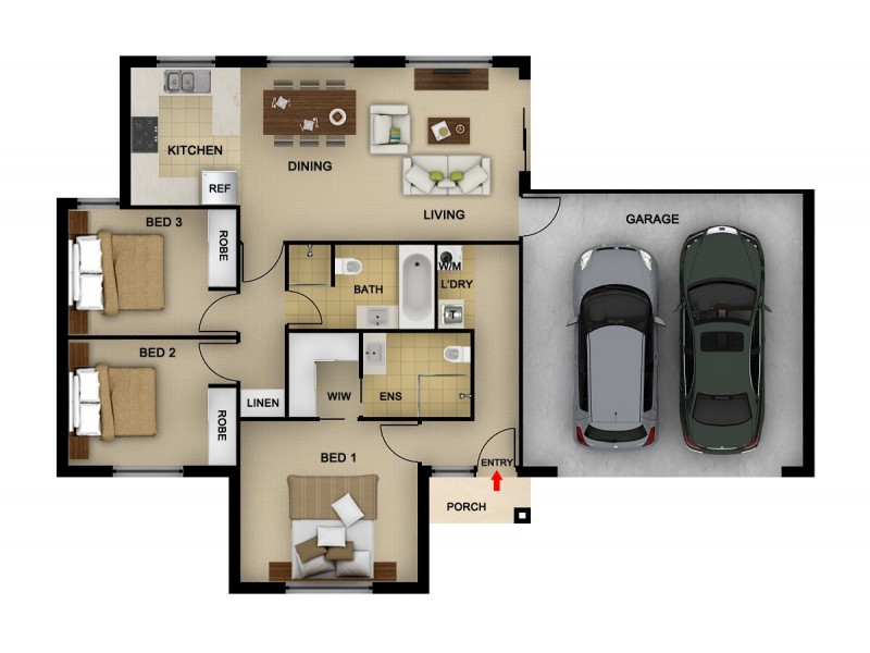 2/14 Jevons Place, Page ACT 2614 Floorplan