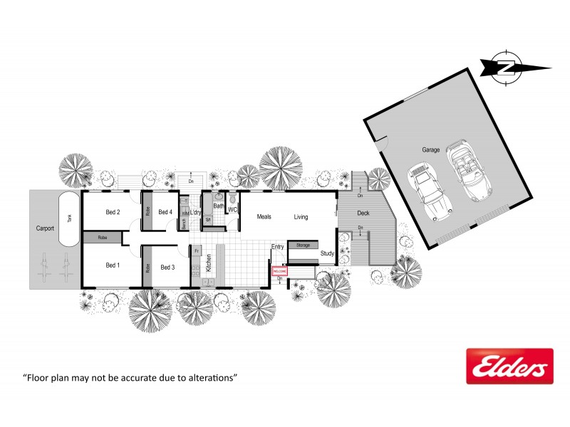 42 Hirschfeld Crescent, Macgregor ACT 2615 Floorplan