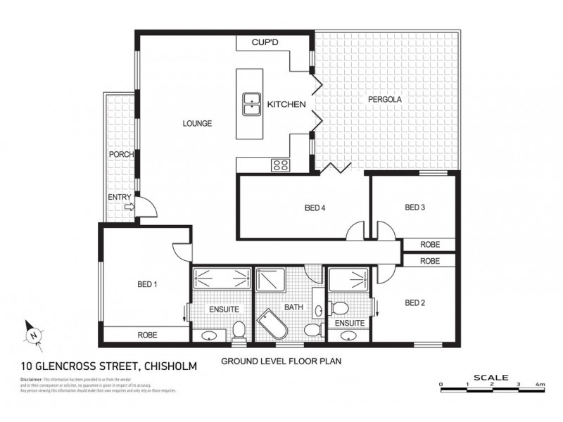 10 Glencross Street, Chisholm ACT 2905 Floorplan