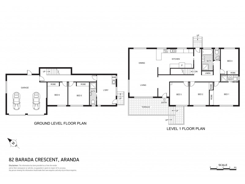 82 Barada Crescent, Aranda ACT 2614 Floorplan
