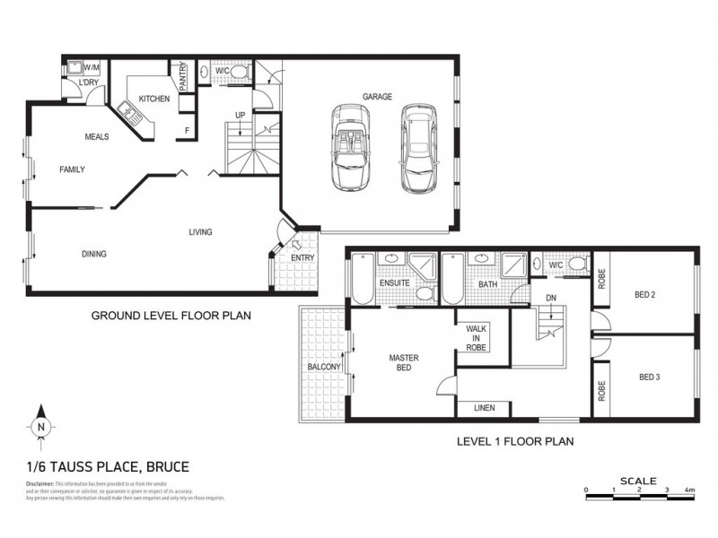 1/6 Tauss Place, Bruce ACT 2617 Floorplan