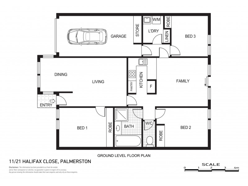 11/21 Halifax Close, Palmerston ACT 2913 Floorplan