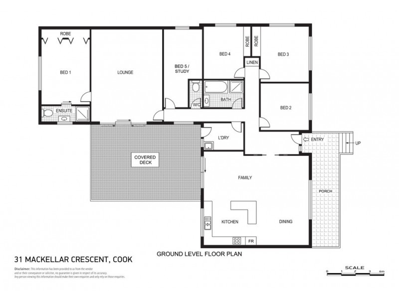 31 Mackellar Crescent, Cook ACT 2614 Floorplan