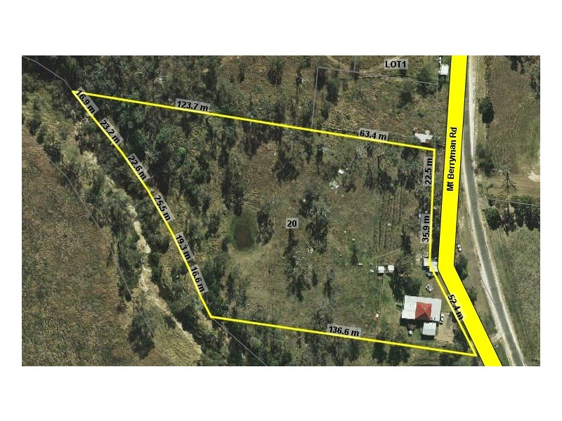 20 Mt Berryman Rd, Blenheim QLD 4341
