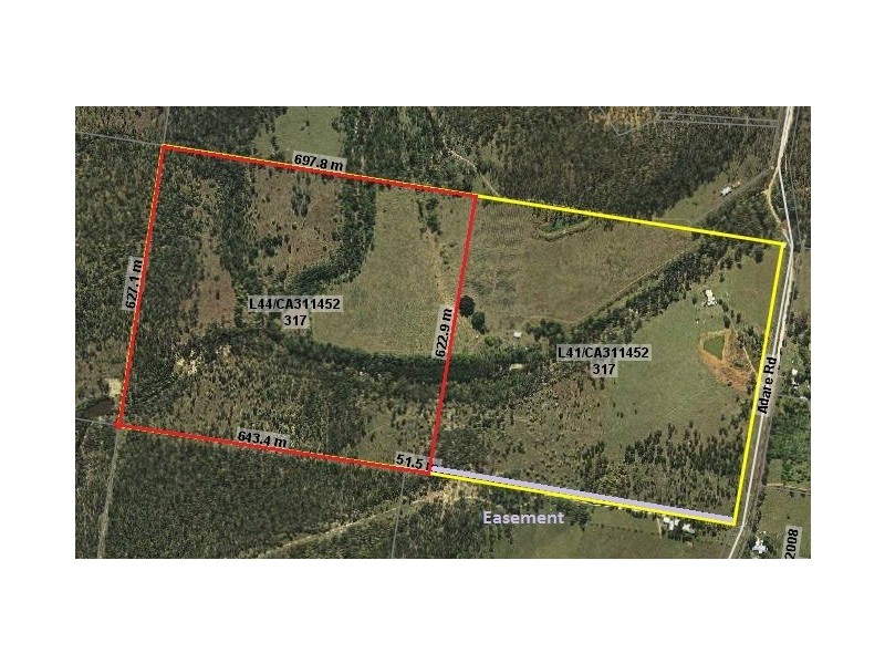 Lot 44 317 Adare Road, Adare QLD 4343