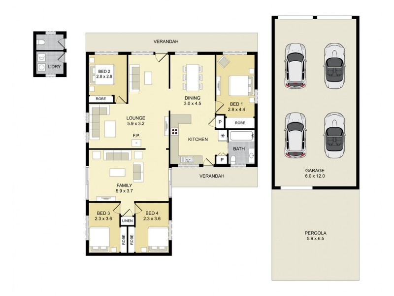 63 NORWOOD ROAD, Buxton NSW 2571 Floorplan