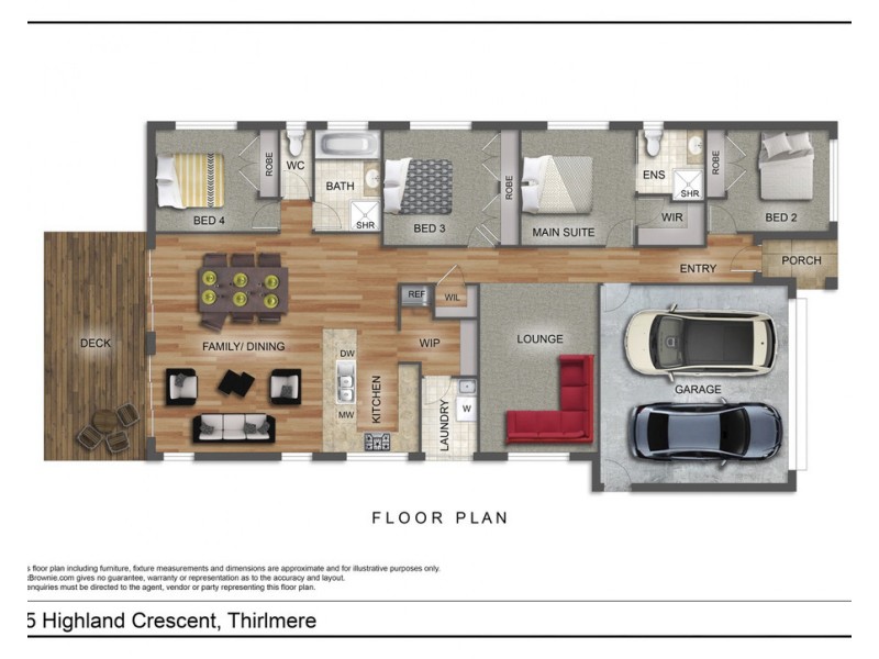 25 Highland Crescent, Thirlmere NSW 2572 Floorplan