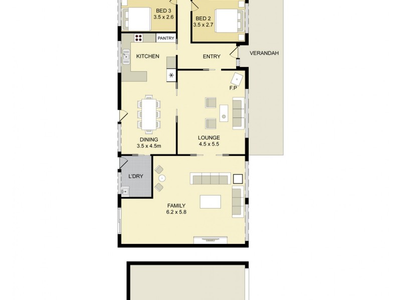 4 MILNE STREET, Tahmoor NSW 2573 Floorplan