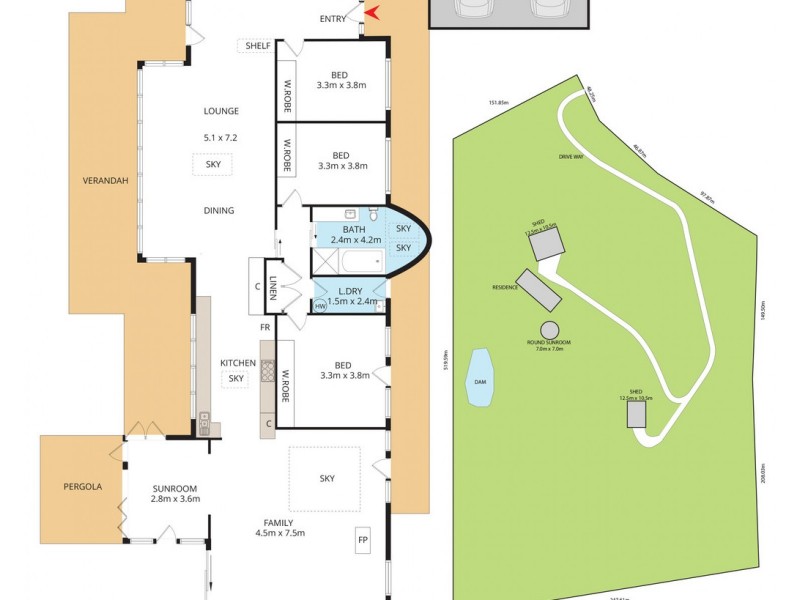 795 BURRAGORANG ROAD, The Oaks NSW 2570 Floorplan