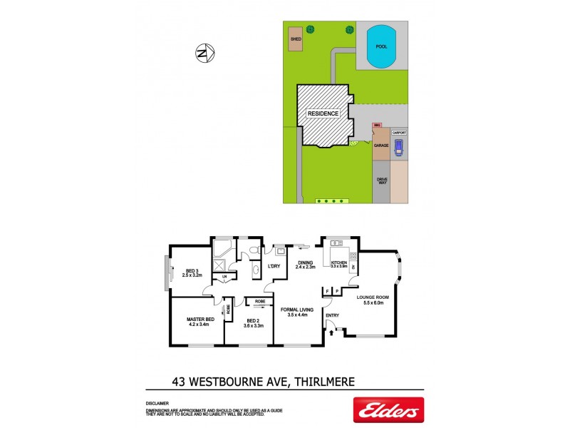 43 Westbourne Avenue, Thirlmere NSW 2572 Floorplan