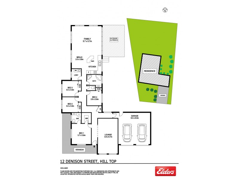 12 Denison Street, Hill Top NSW 2575 Floorplan