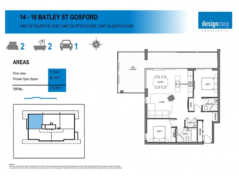 34/14 Batley st, West Gosford NSW 2250