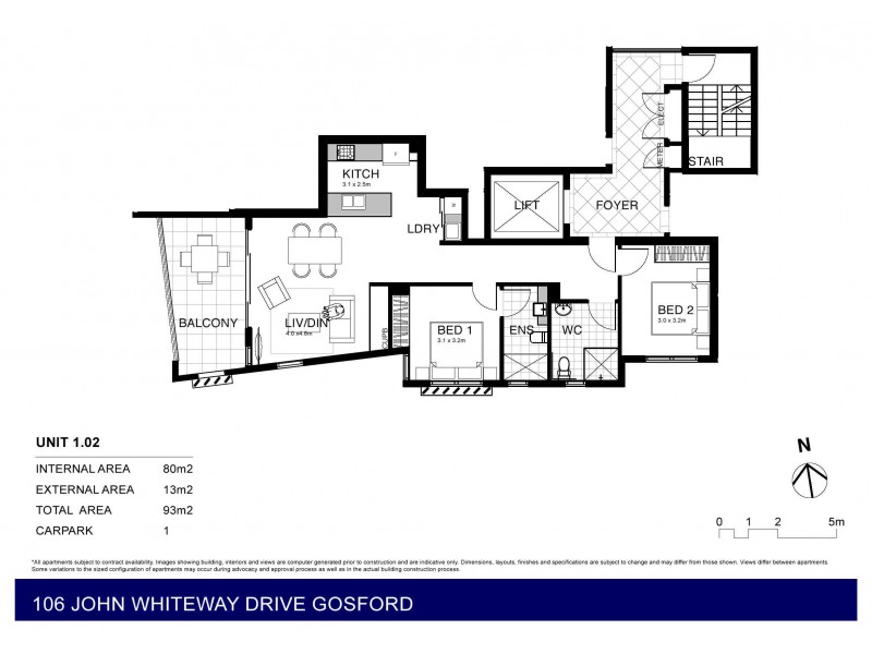 102/106 John Whiteway Drive, Gosford NSW 2250