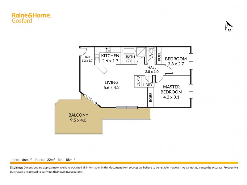 1/54 Karalta Road, Erina NSW 2250 Floorplan