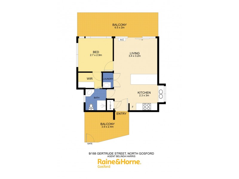 9/188-198 Gertrude Street, North Gosford NSW 2250 Floorplan