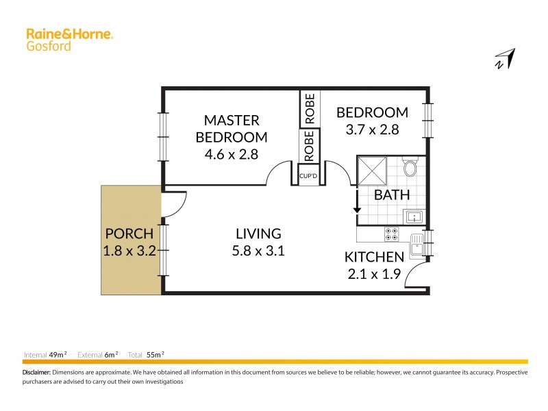 5/25 Brougham Street, East Gosford NSW 2250 Floorplan