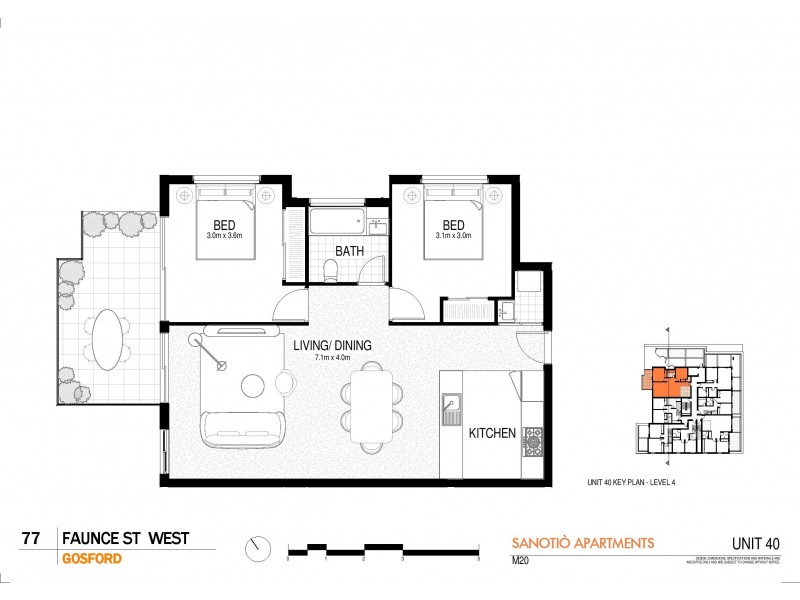 40/75-77 Faunce Street West, Gosford NSW 2250 Floorplan