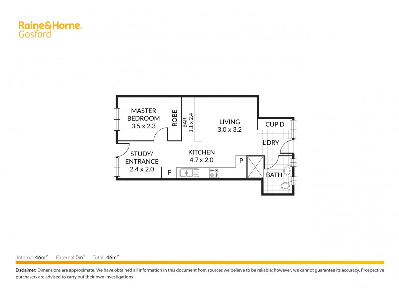 2/6 Margin Street, Gosford NSW 2250 Floorplan