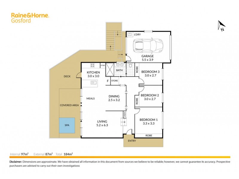 15 Indra Road, Tascott NSW 2250 Floorplan
