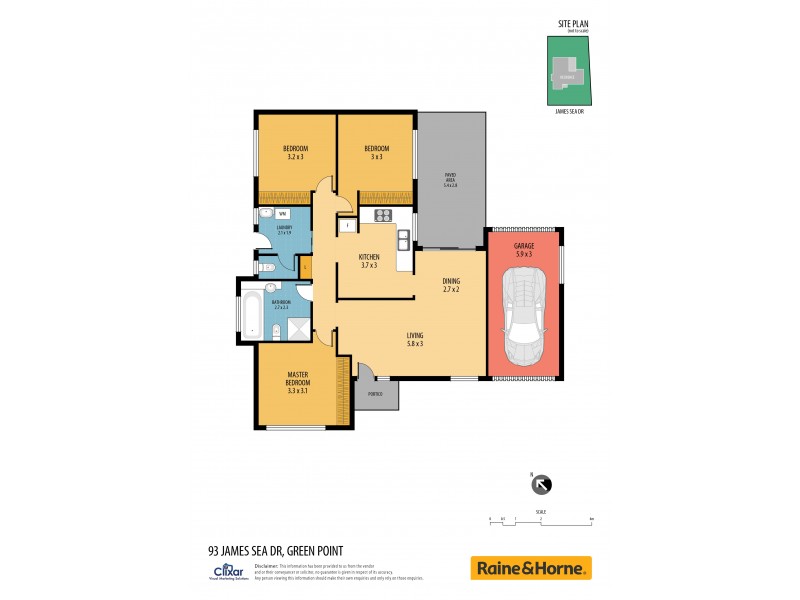 93 James Sea Drive, Green Point NSW 2251 Floorplan
