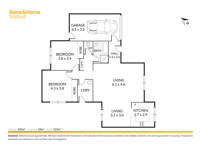 2/46 Brougham Street, East Gosford NSW 2250 Floorplan