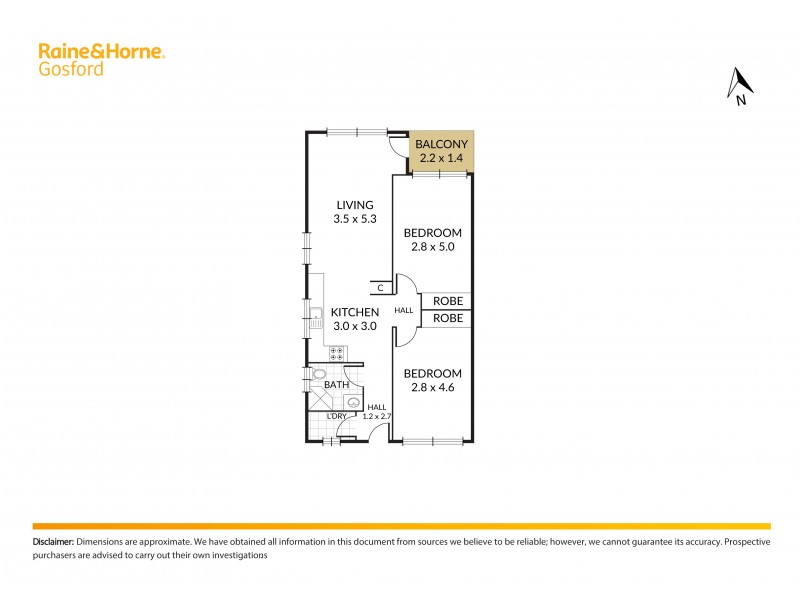 5/6 Margin Street, Gosford NSW 2250 Floorplan