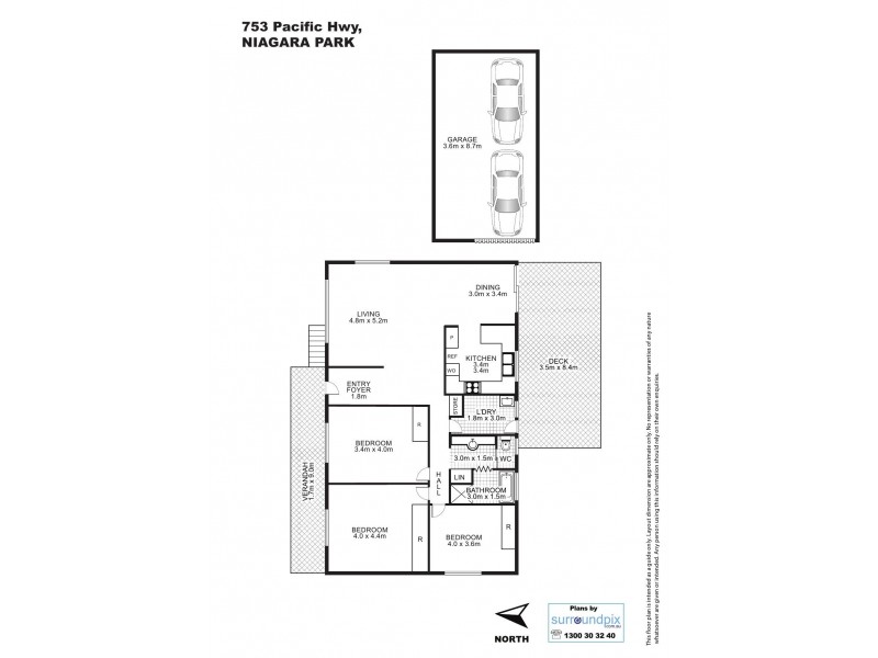 753 Pacific Highway, Niagara Park NSW 2250 Floorplan
