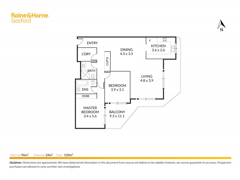 26/127-129 Georgiana Terrace, Gosford NSW 2250 Floorplan