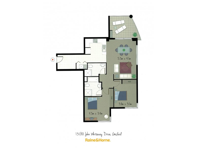 131/80 John Whiteway Drive, Gosford NSW 2250