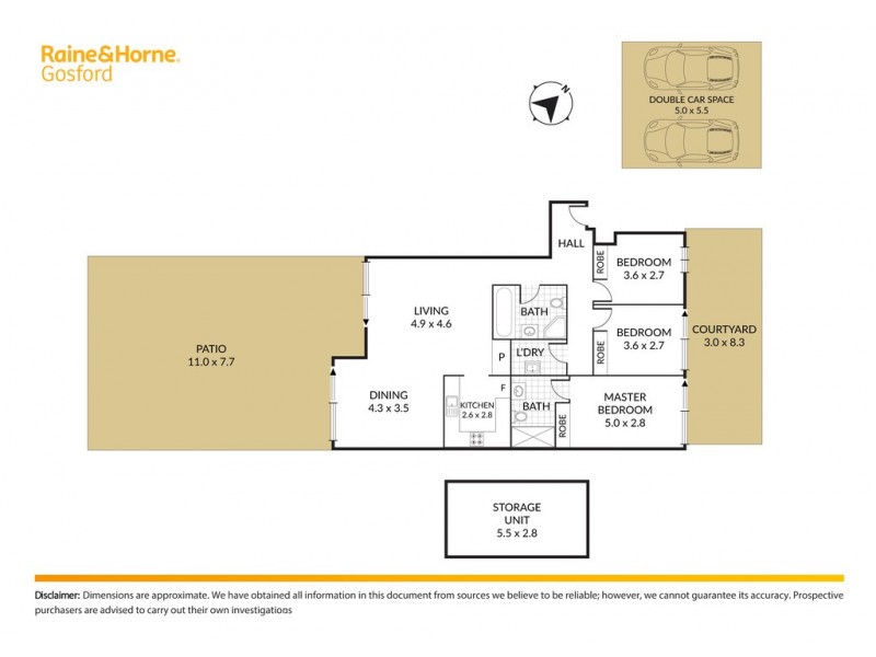 12/92 John Whiteway Drive, Gosford NSW 2250 Floorplan