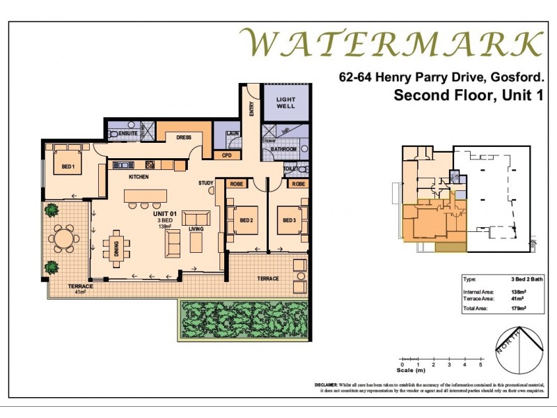 1/62-64 Henry Parry Drive, Gosford NSW 2250 Floorplan