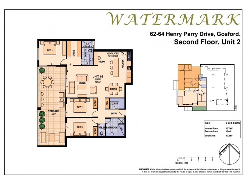 2/62-64 Henry Parry Drive, Gosford NSW 2250 Floorplan