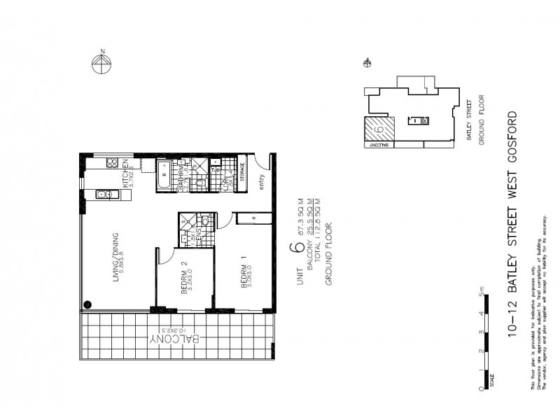 6/10-12 Batley Street, Gosford NSW 2250 Floorplan