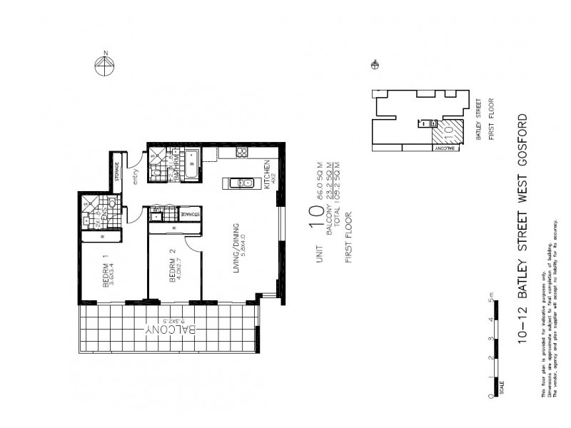 10/10-12 Batley Street, Gosford NSW 2250 Floorplan