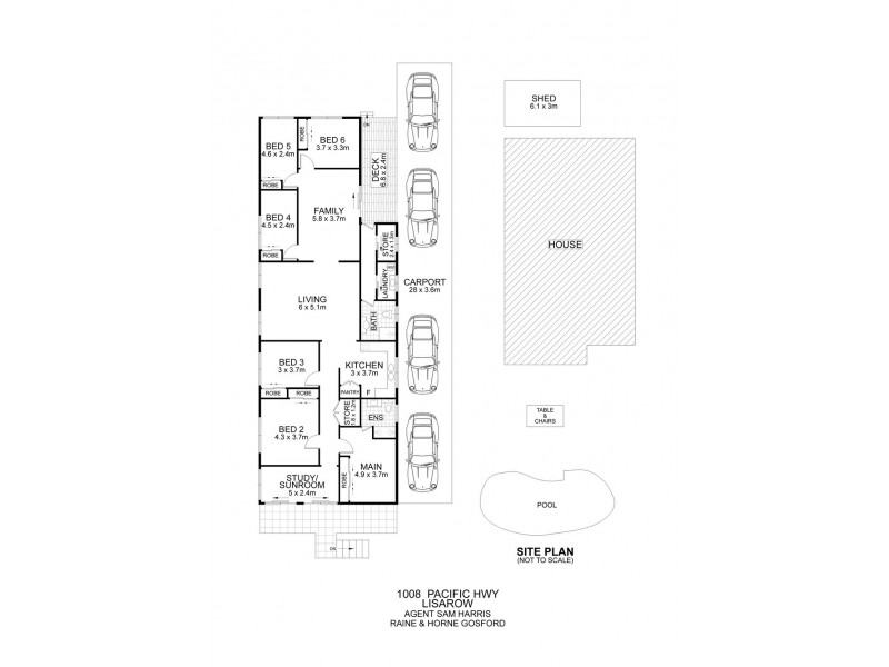 1008 Pacific Highway AKA 48 Lisarow Street, Lisarow NSW 2250 Floorplan