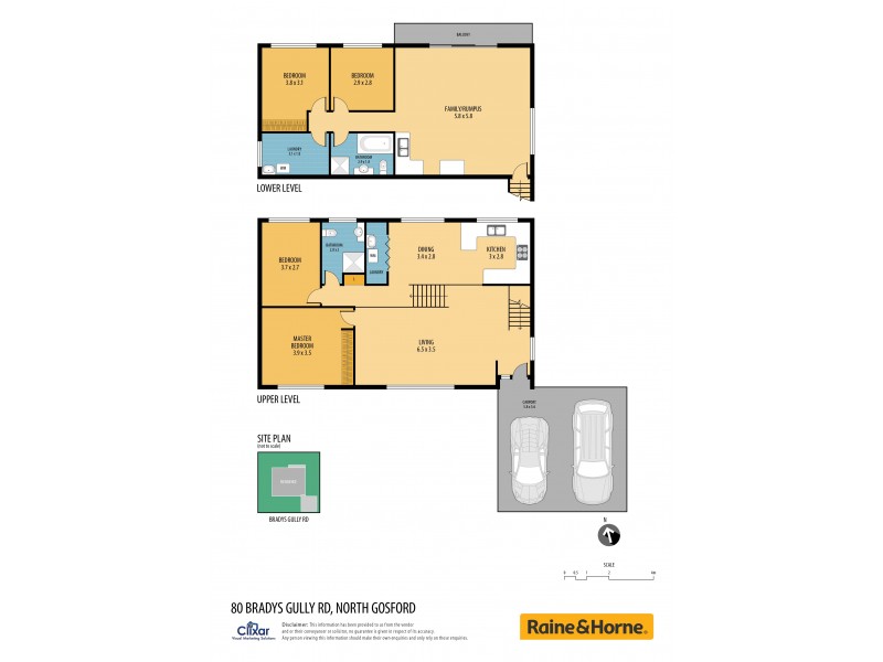 80 Bradys Gully Road, North Gosford NSW 2250 Floorplan