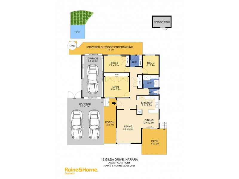 12 Gilda Drive, Narara NSW 2250 Floorplan