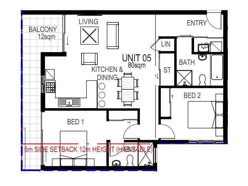 5/69-71 Hills Street, North Gosford NSW 2250 Floorplan