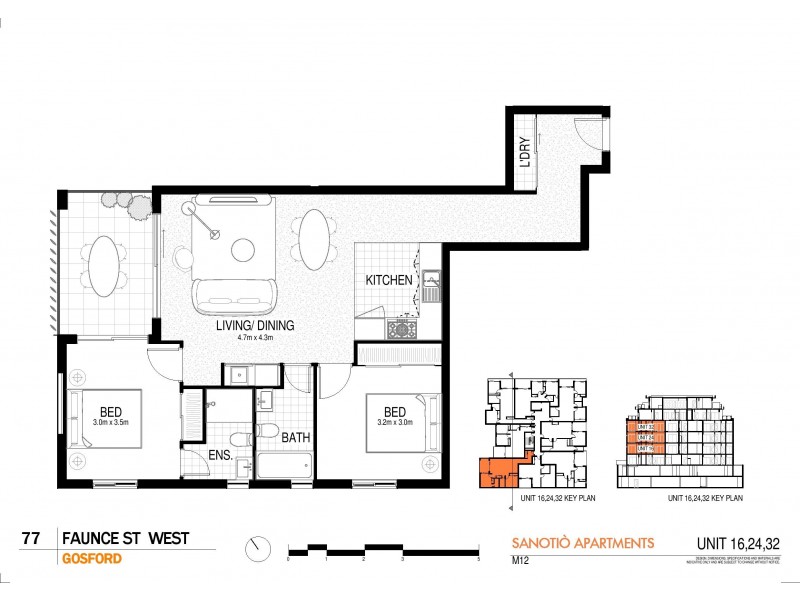 16/75-77 Faunce Street West, Gosford NSW 2250 Floorplan