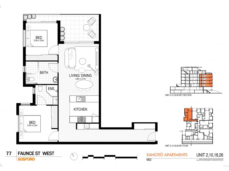 18/75-77 Faunce Street West, Gosford NSW 2250 Floorplan