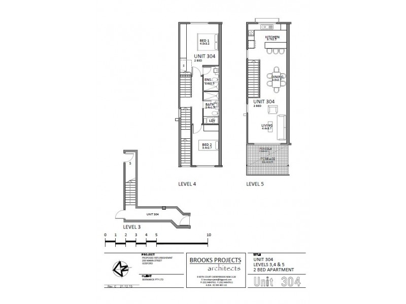 304/293-295 Mann Street, Gosford NSW 2250 Floorplan