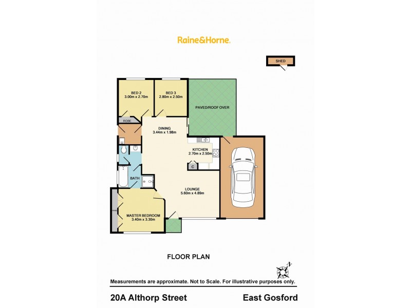 20a Althorp Street, East Gosford NSW 2250 Floorplan
