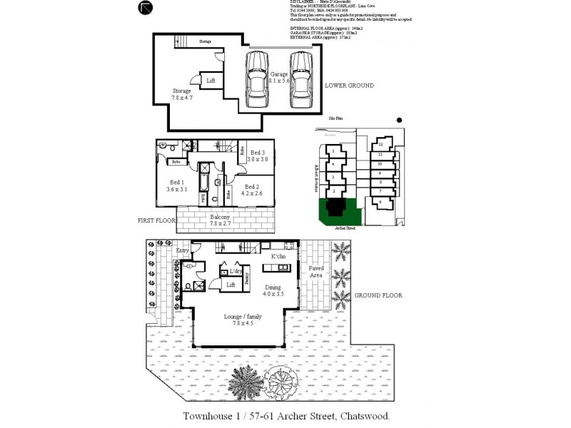 1/57-61 Archer Street, Chatswood NSW 2067 Floorplan
