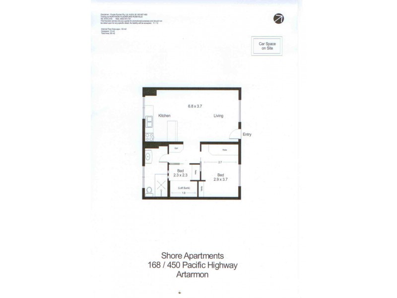 168/450 Pacific Hwy, Artarmon NSW 2064 Floorplan