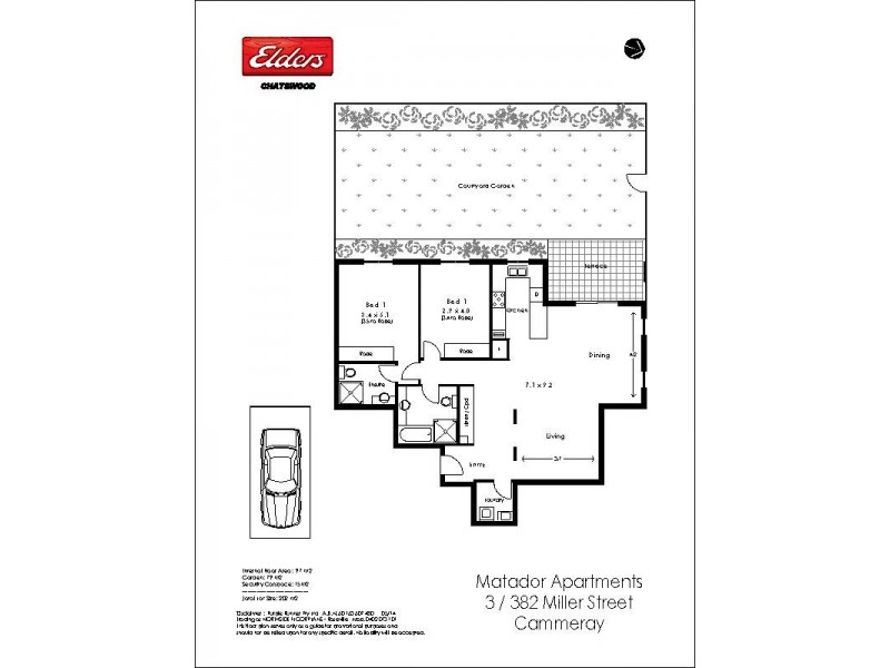3/382-386 Miller Street, Cammeray NSW 2062 Floorplan