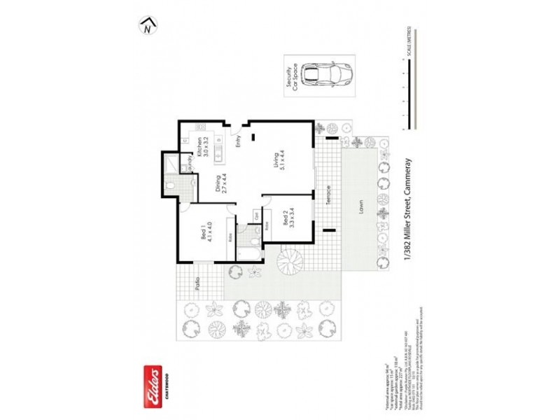 1/382 Miller Street, Cammeray NSW 2062 Floorplan
