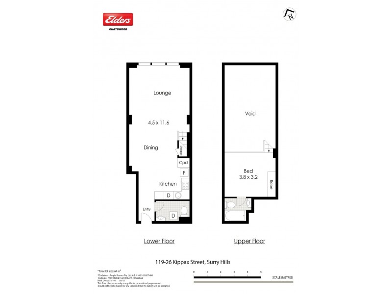 119/26 Kippax Street, Surry Hills NSW 2010 Floorplan