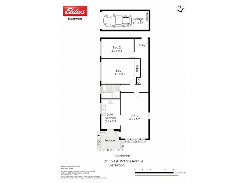 2/116 Victoria Avenue, Chatswood NSW 2067 Floorplan