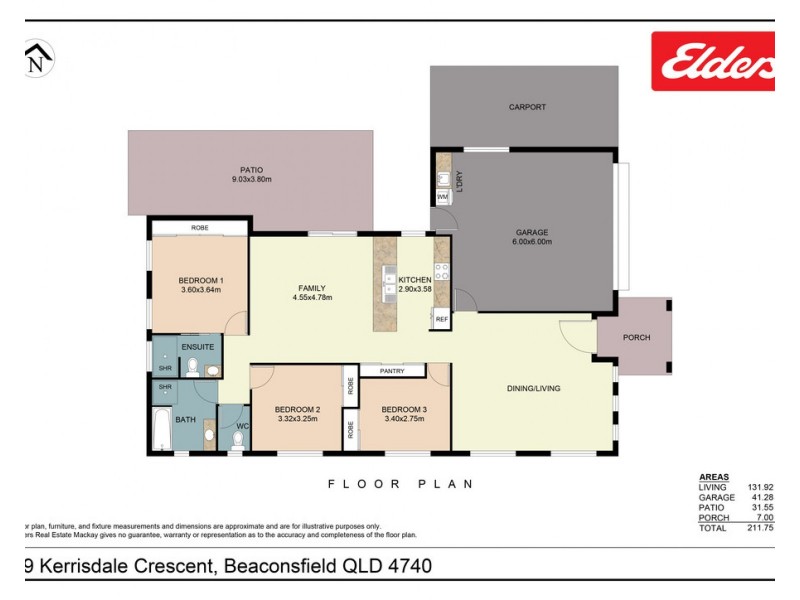 59 Kerrisdale Crescent, Beaconsfield QLD 4740 Floorplan