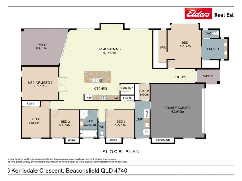 56 Kerrisdale Crescent, Beaconsfield QLD 4740 Floorplan